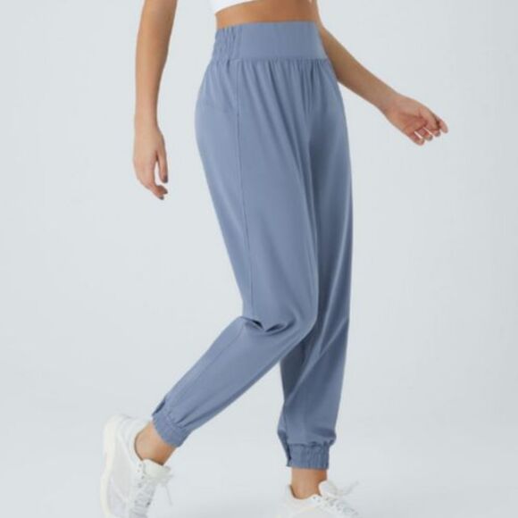 Halara Purple High Waist Nylon Blend Elastic Waist Jogger Pants Size XS - Picture 4 of 7